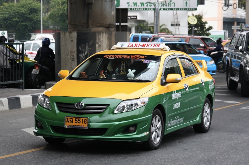 バンコクのタクシー