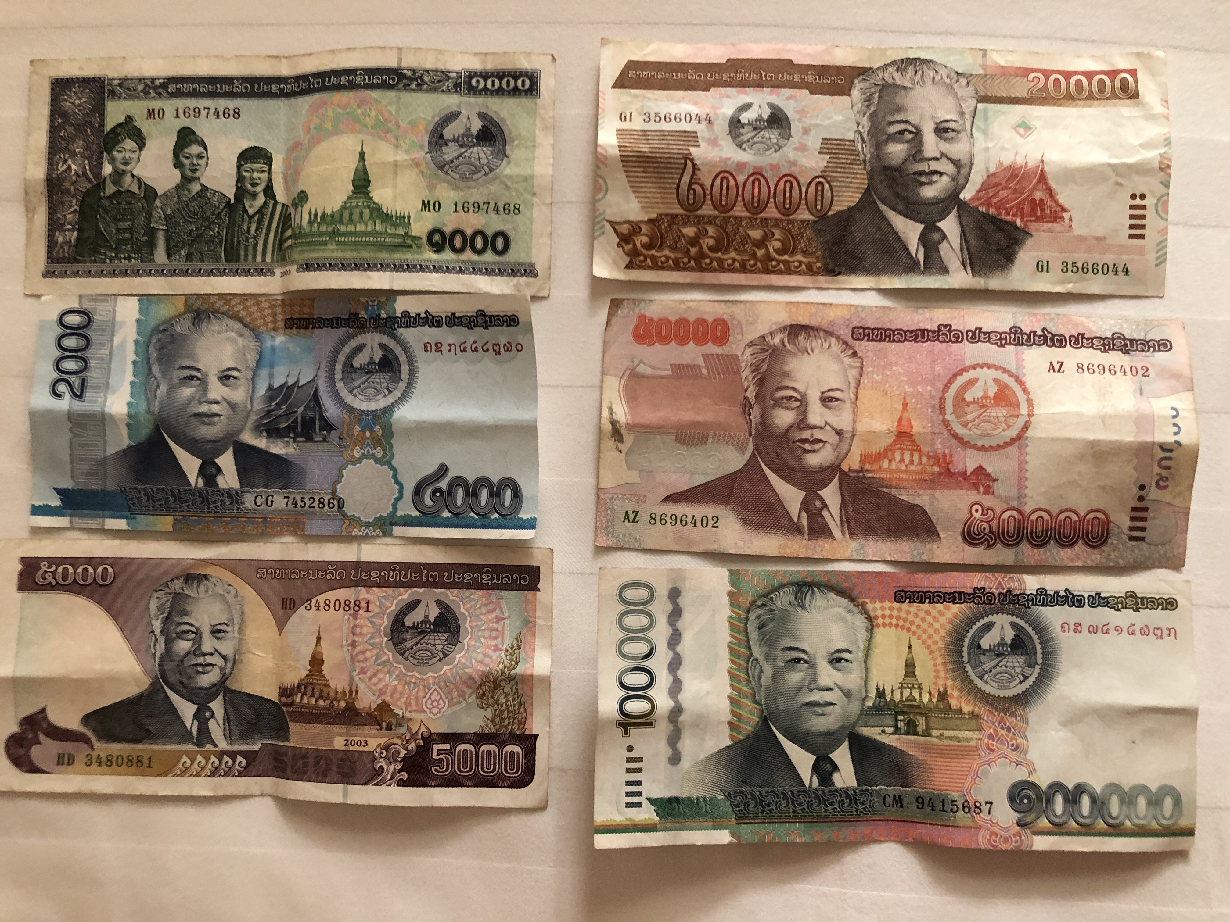 ラオスキープ 1747000LAK JPY/LAK