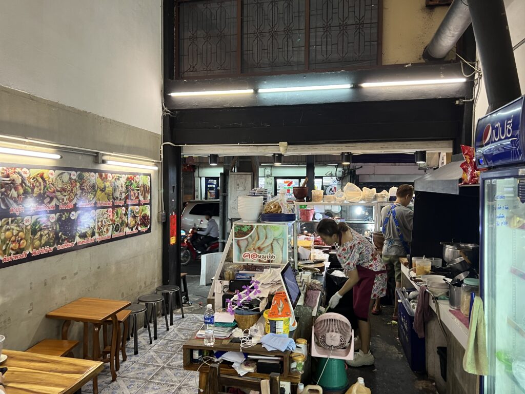 中華街のタイ料理店